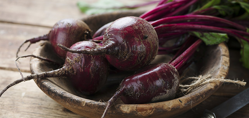 06 Aug 2014 --- Beetroot and knife --- Image by © Yevgeniya Shal/The Picture Pantry/Corbis