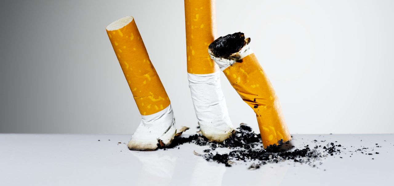 0042-11-30T00:00:00.000Z Studio shot of cigarette butts --- Image by © Pulse/Corbis