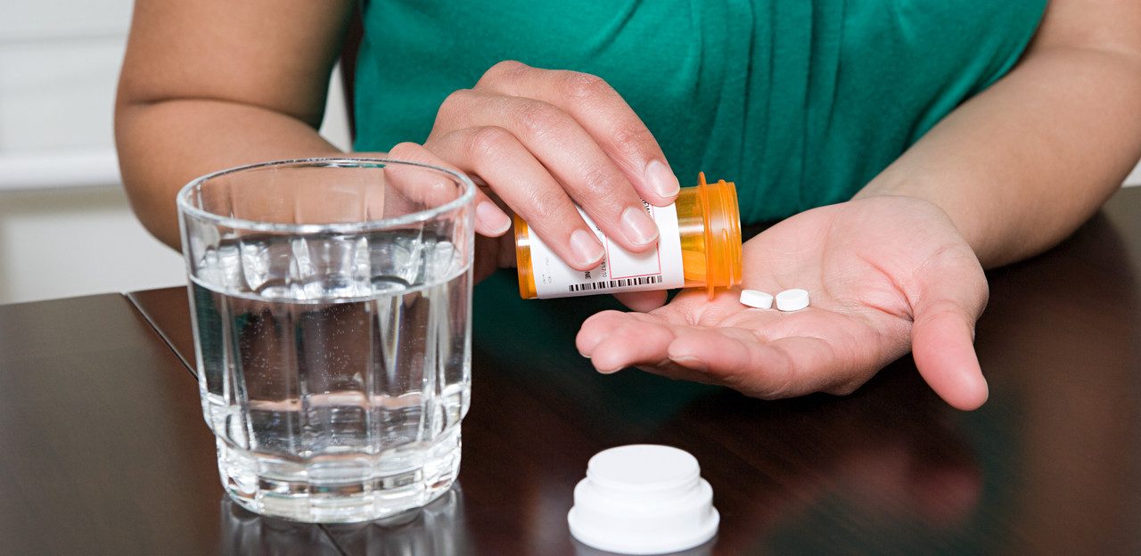 0042-11-30T00:00:00.000Z Woman Taking Tablets --- Image by © Image Source/Corbis