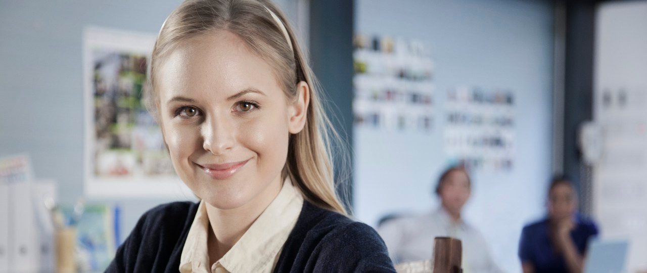 02 Dec 2011 --- Caucasian businesswoman drinking coffee --- Image by © Hill Street Studios/Blend Images/Corbis