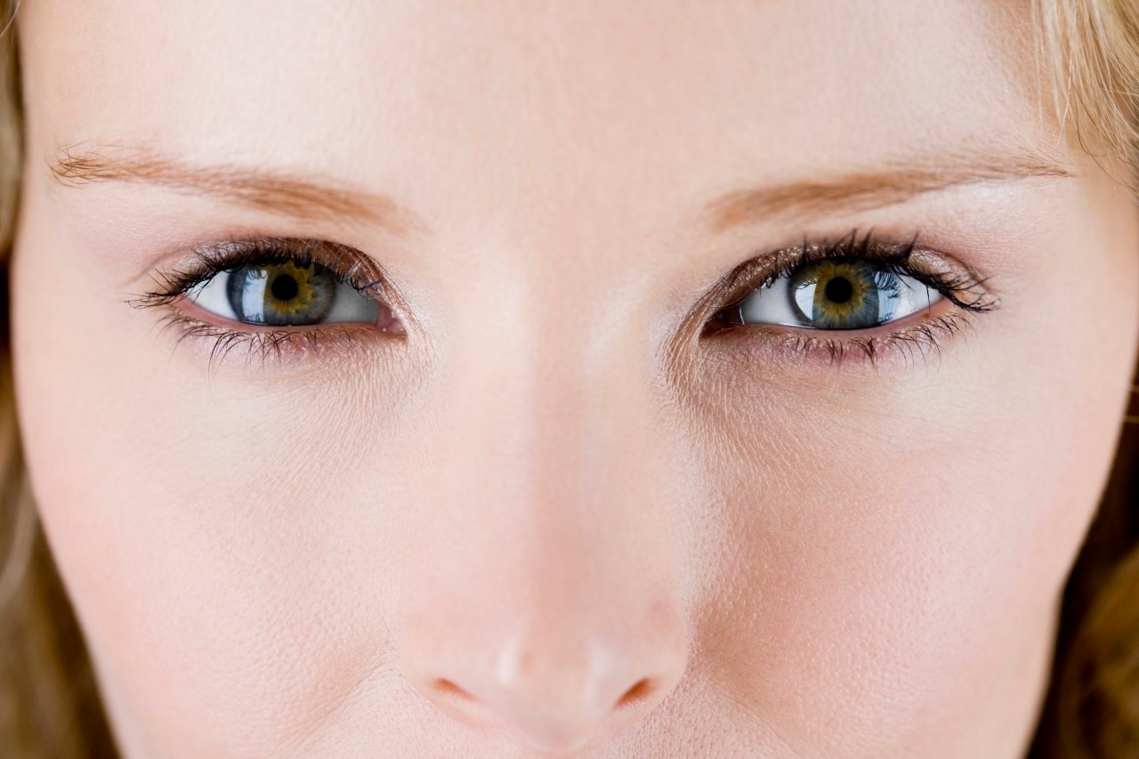 Close-up of Woman's Face Showing Eyes --- Image by © I Love Images/Corbis