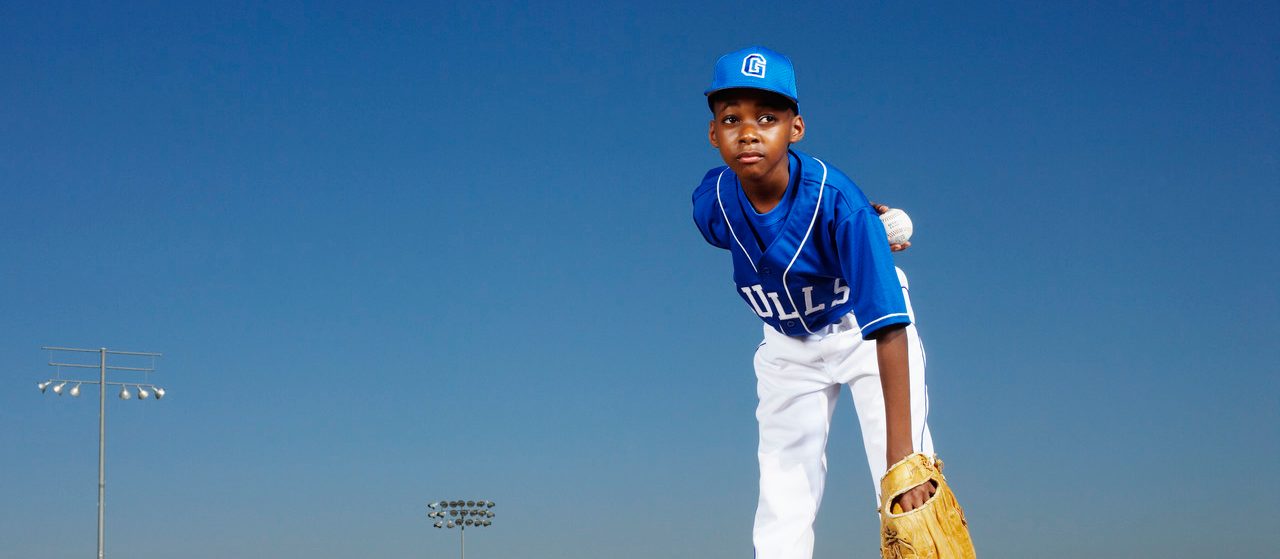 Baseball Player on Pitching Mound --- Image by © Robert Michael/Corbis