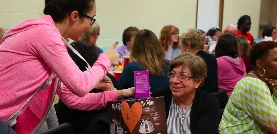 #IGiveBeyond This cancer survivor donates tote bags filled with blankets, lotions, lip balm, lozenges, washcloths, and other items to cancer patients.