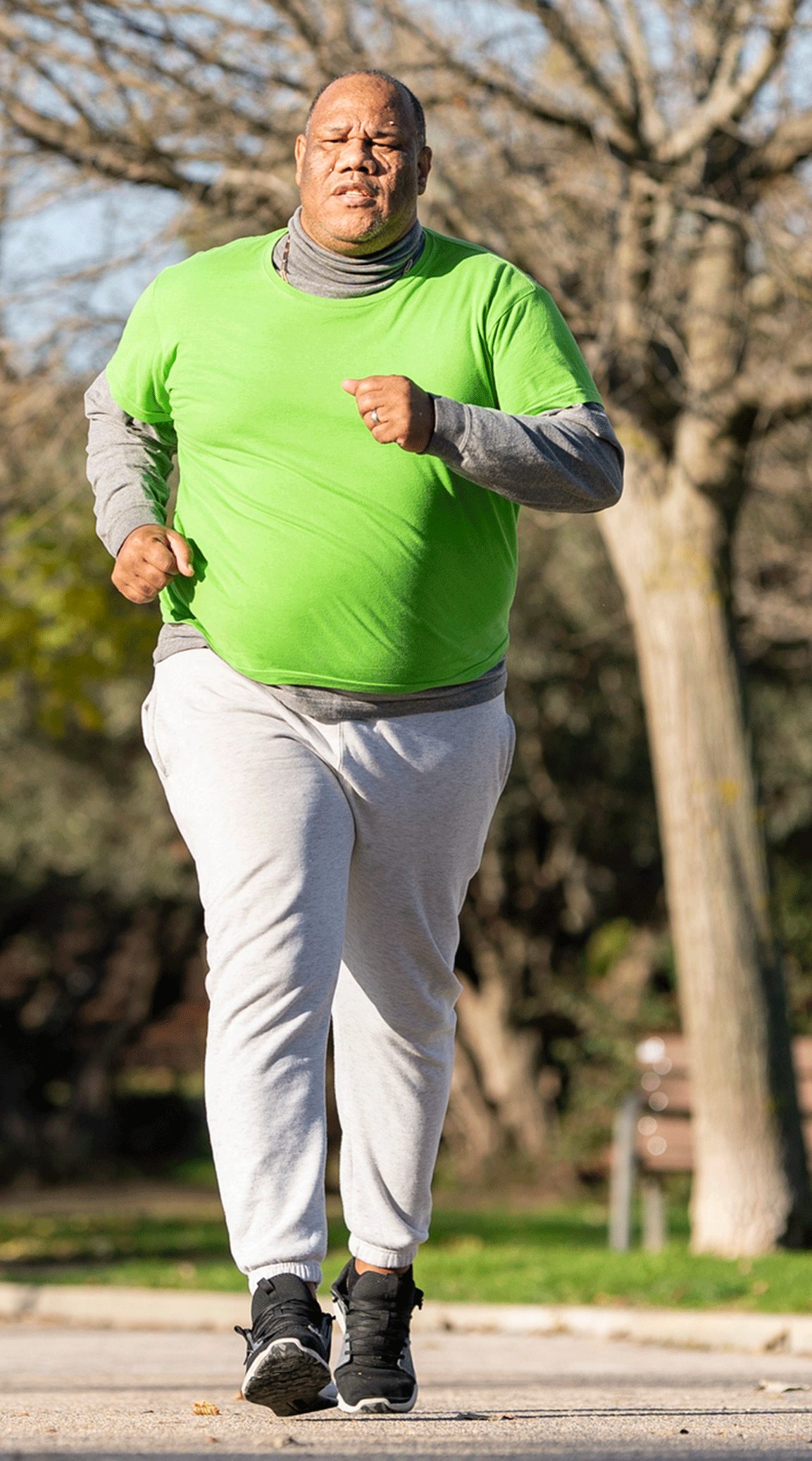 Evening Exercise for Overweight Men