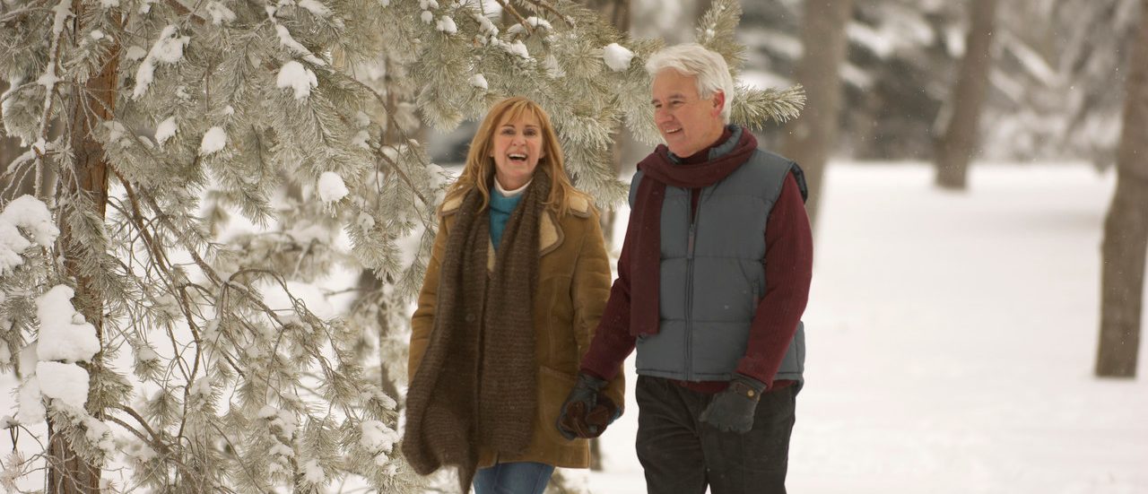 Couple out for a walk in the woods --- Image by © Jason Stang/Corbis