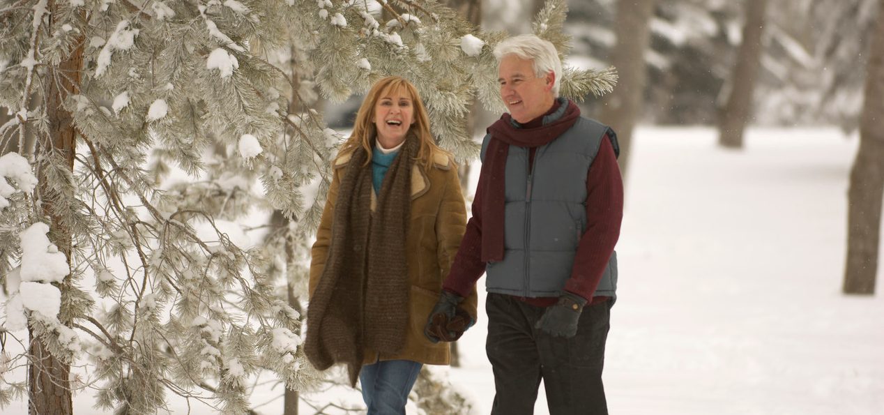 0042-11-30T00:00:00.000Z Couple out for a walk in the woods --- Image by © Jason Stang/Corbis