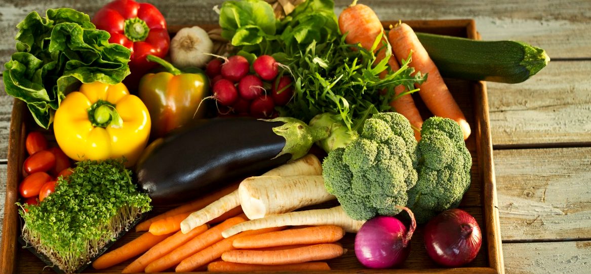 0042-11-30T00:00:00.000Z 13 Jan 2015 --- Wooden tray with different vegetables --- Image by © Roman Märzinger/Westend61/Corbis